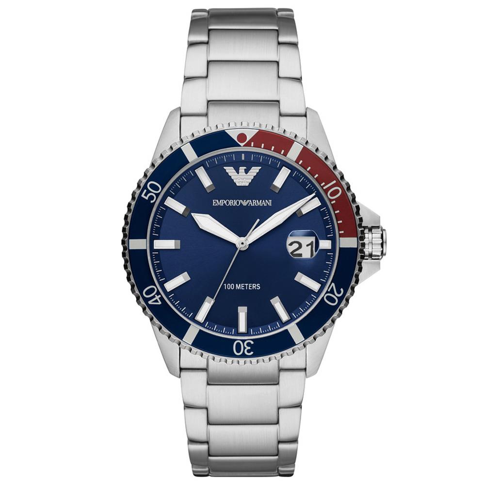 Emporio Armani AR11339 Three-Hand Date Stainless Steel Men's Watch Emporio Armani AR11339 Three-Hand Date Stainless Steel Men's Watch